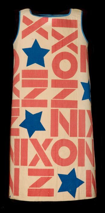 Nixon paper dress, 1968
